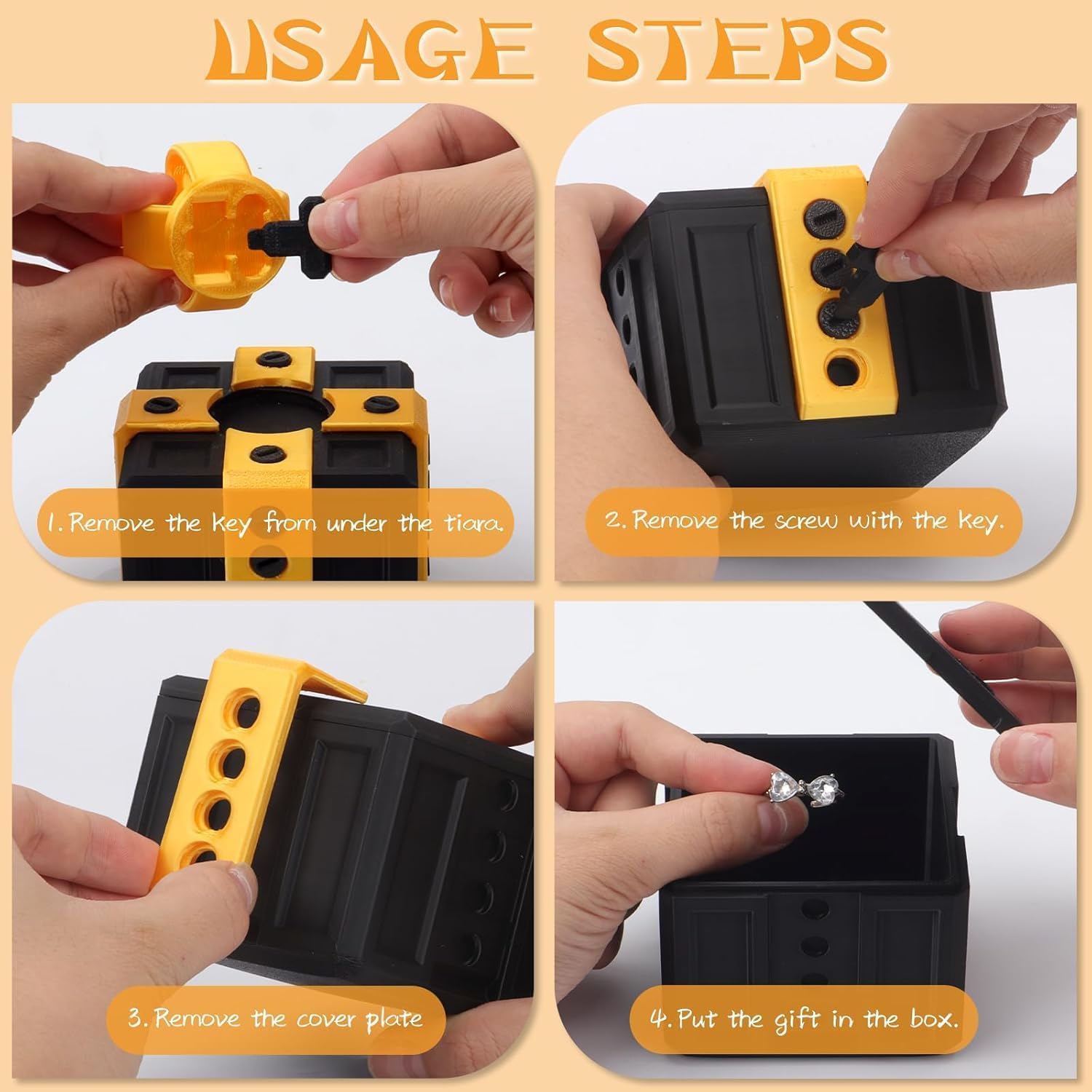 Annoying Nested Screw Gift Box - 3D Printed Prank Present with Interactive Screw Puzzle, Hilarious Gag Gift for Adults & Teens (Christmas, Birthday, Parties)#6