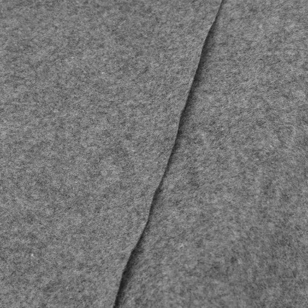 vidaXL Tapiz de Suelo Piscina geotextil de poliéster Gris Claro Ø550cm, Lona Suelo Piscina, Protector de Suelo para Piscina, Alfombra de Piscina