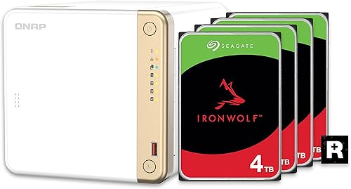 Miniatura 8 de QNAP TS-462-4G-US NAS multimedia de escritorio de 4 bahías con procesador Intel Celeron de doble núcleo con ranuras M.2 PCIe y ampliabilidad PCIe y