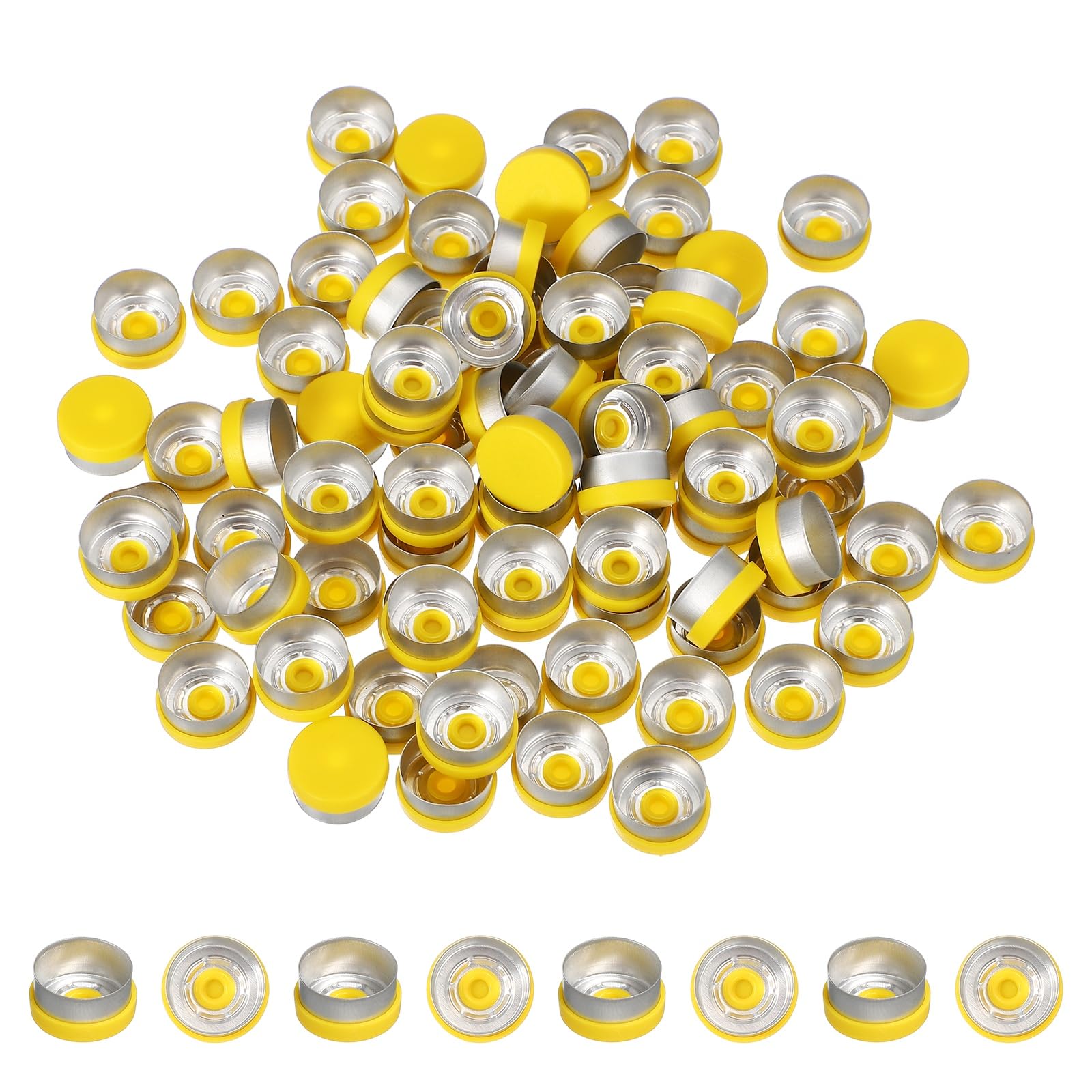 PATIKIL 20mm Aluminum Plastic Vial Top Caps Seals 250 Pcs Green — Amazon image 22
