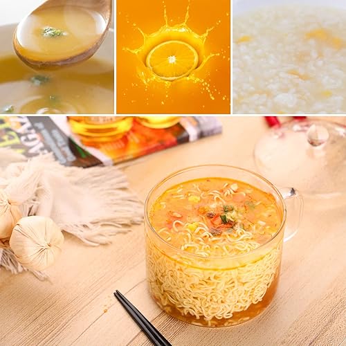 Miniatura 9 de DOITOOL Cacerola de vidrio con tapa, transparente para cocinar en la estufa, cacerola de cocción de vidrio con mango lateral para fideos de pasta,