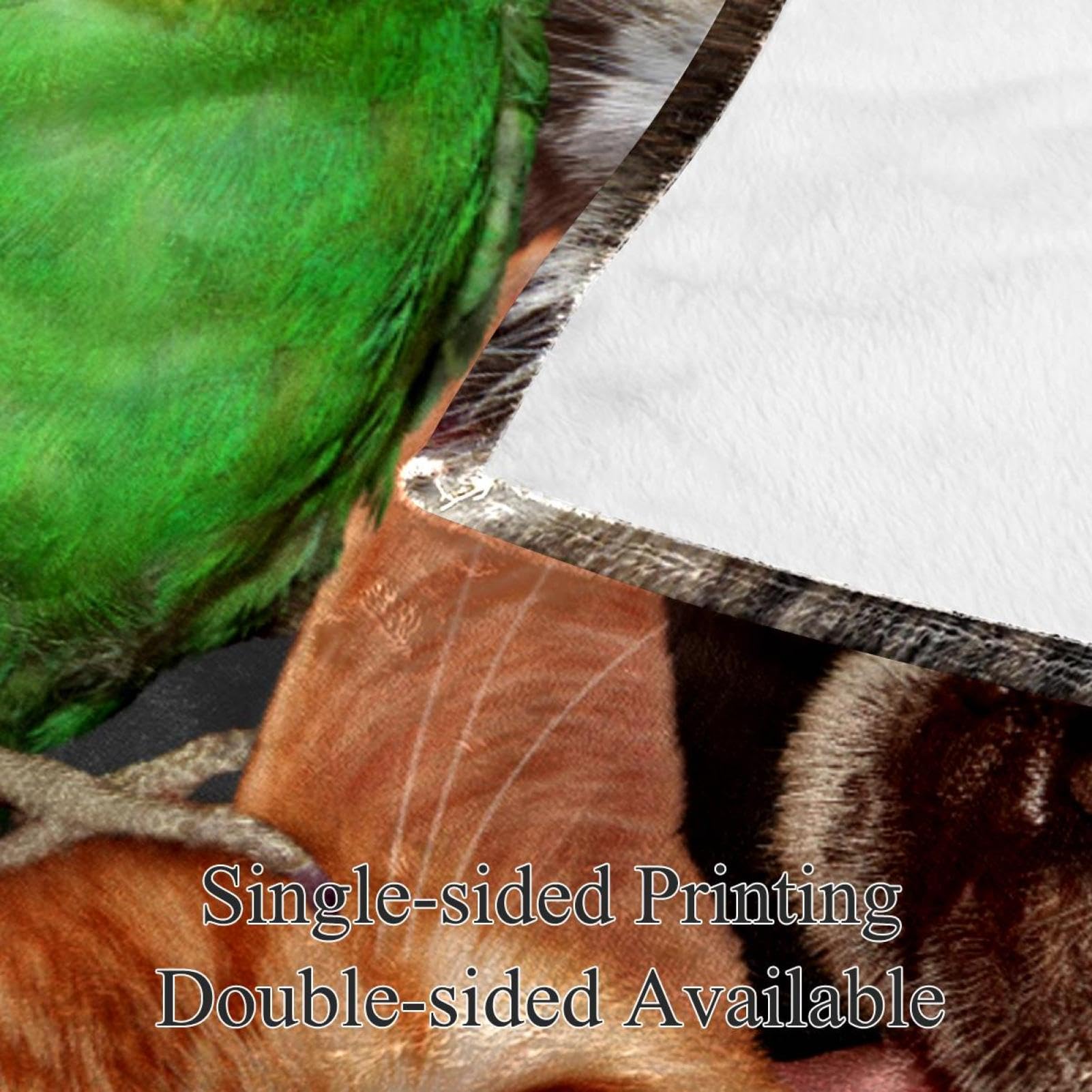 Couverture Polaire Chiens Chats Oiseaux Couverture Microfibre Chaude Et Douce Jeté De Canapé Couverture 150×200cm