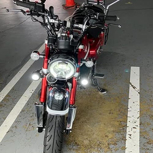 Miniatura 6 de Kit de luz auxiliar LED con conector compatible con Honda Monkey 125 Z125M Z125MA (2019-actual) (blanco #2)