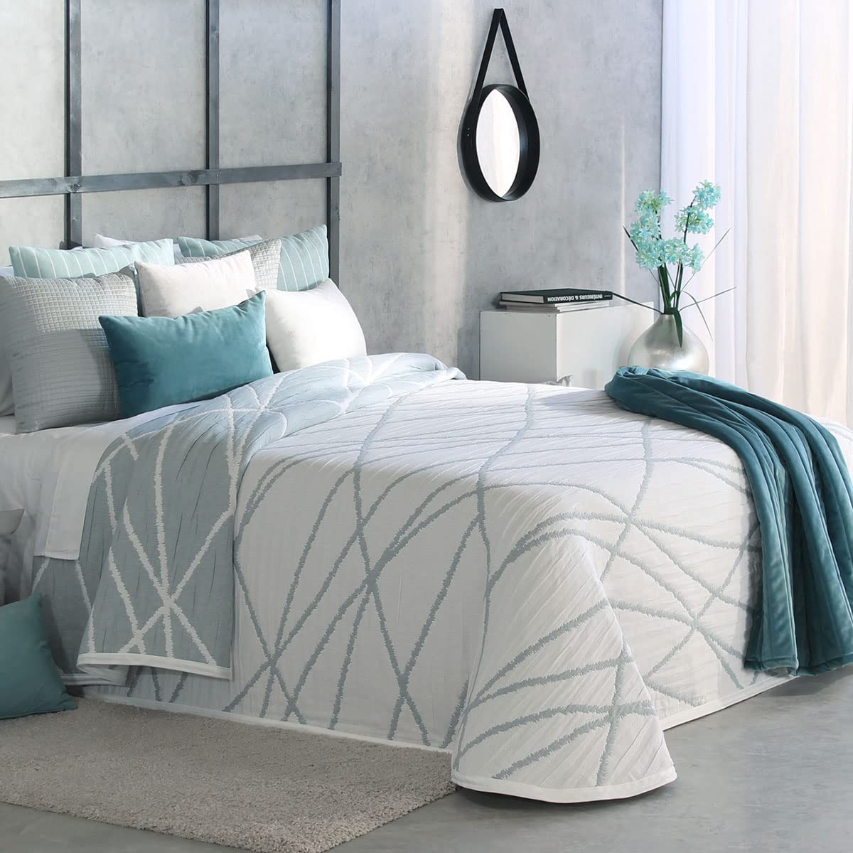 Reig Marti Colcha Capa Dickie - Cama 150 Cm - Color Azul C03