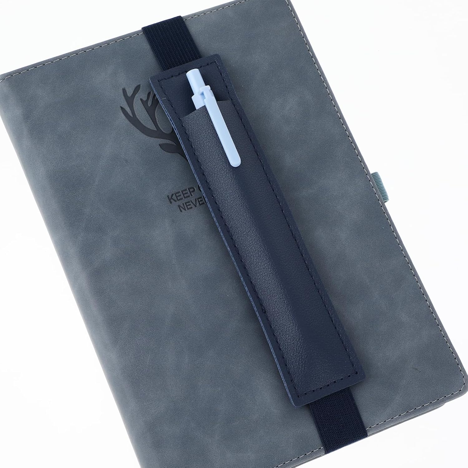 Mabor 6Pcs Elastic Notebook Pen Holder Adjustable Straps Pen Sleeve Pouch image 5