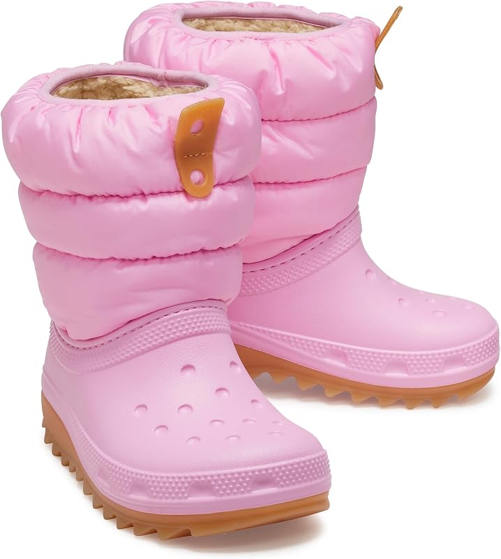Crocs Kids' Classic Lined Neo Puff Boot