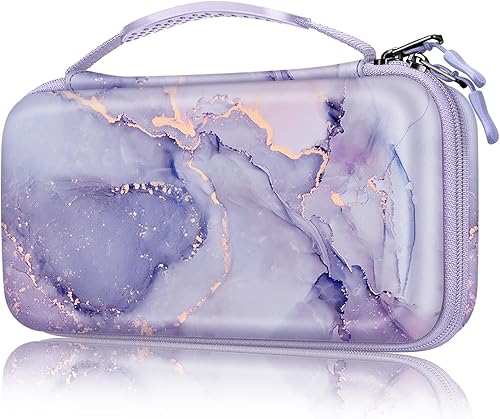 Fintie Carrying Case for Nintendo Switch OLED Model 7.0"Switch 6.2", Portable Traveler Protective Cover Storage Bag w10 Game Card Slots & Inner