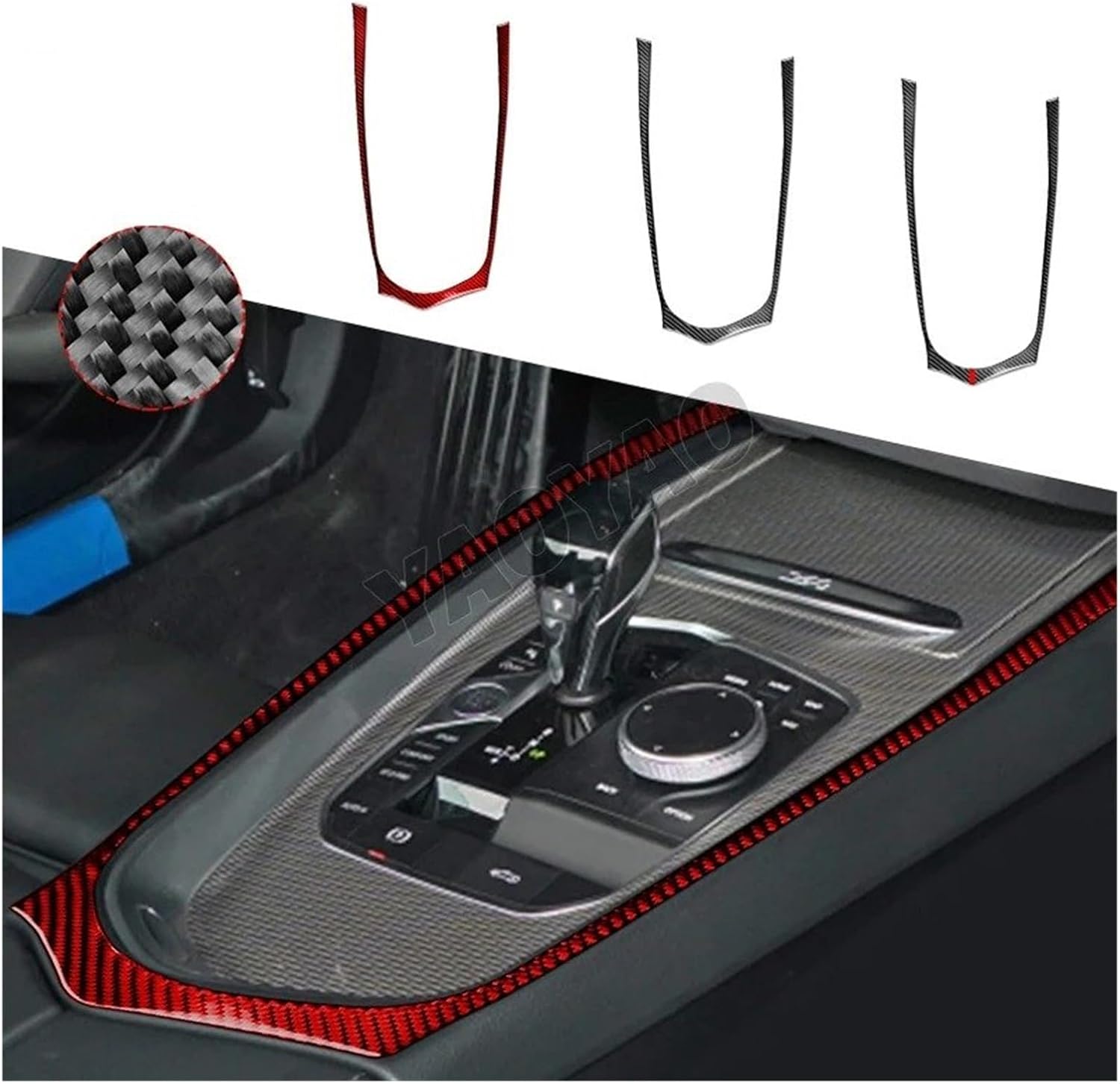 Car Console Panel Cover for BMW for Z4 G29 2019 2020 2021 2022 Car Gearshift Air Conditioning CD Panel Door Armrest Cover Trim Sticker Interior (I)(D)