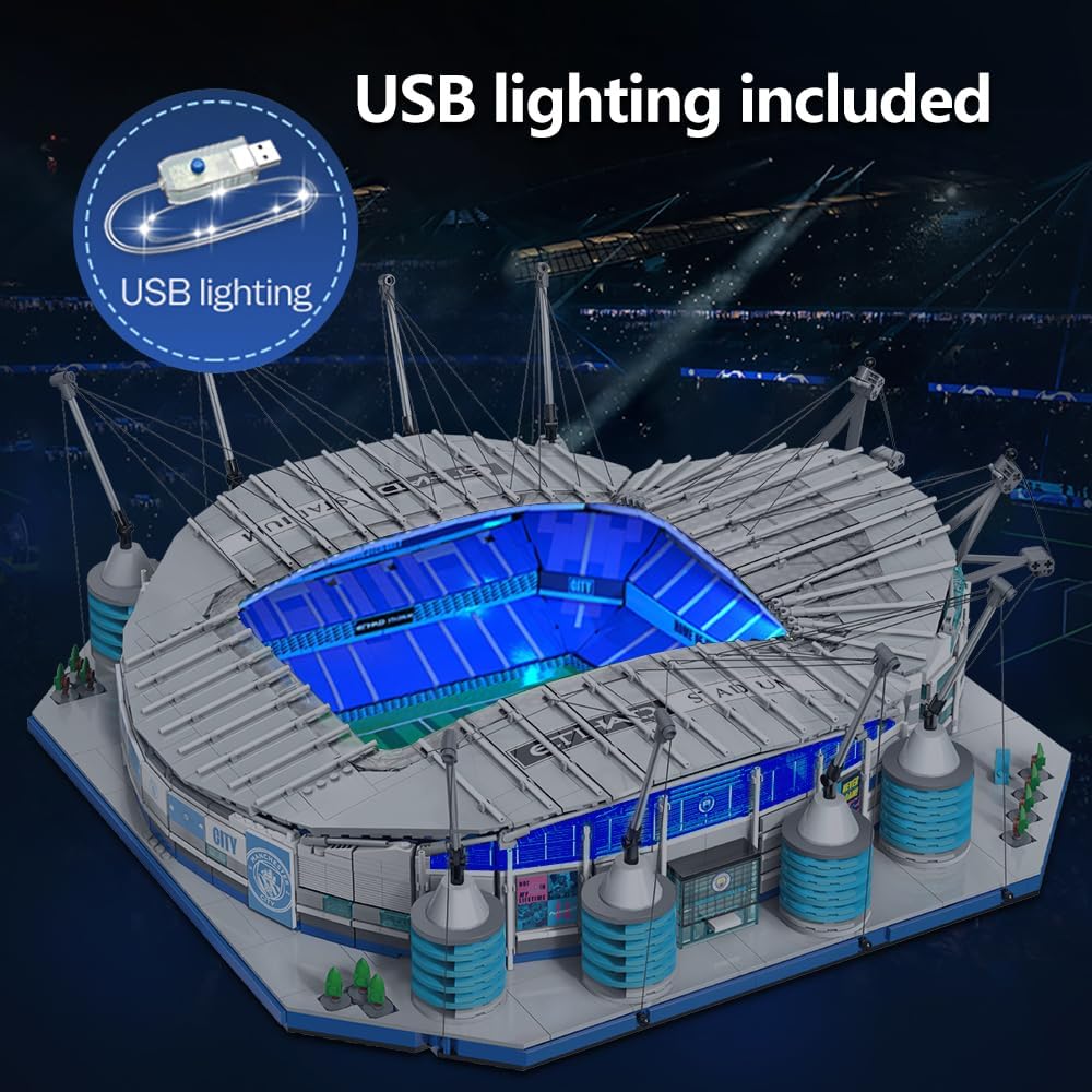 CaDA C66022W stadium model with USB lighting activated