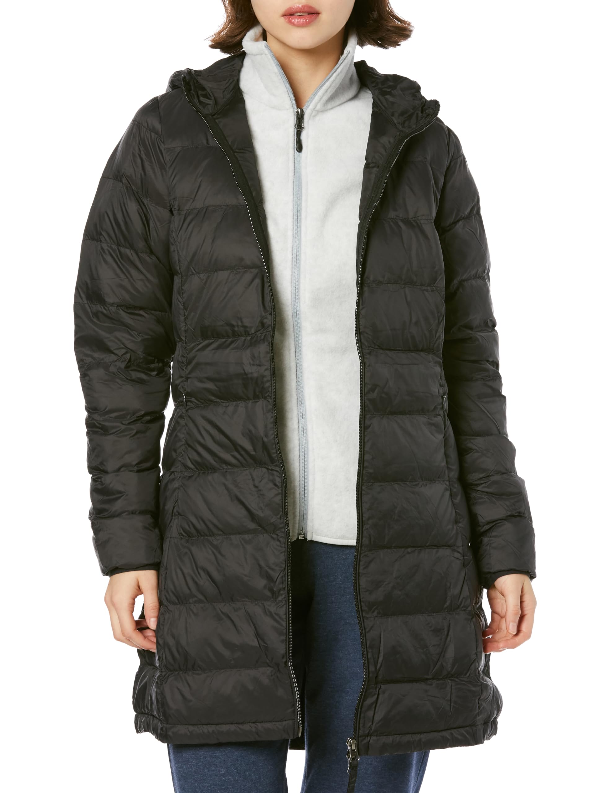 - Women's Puffer Coat with Hood, Waterproof, Lightweight, Packable