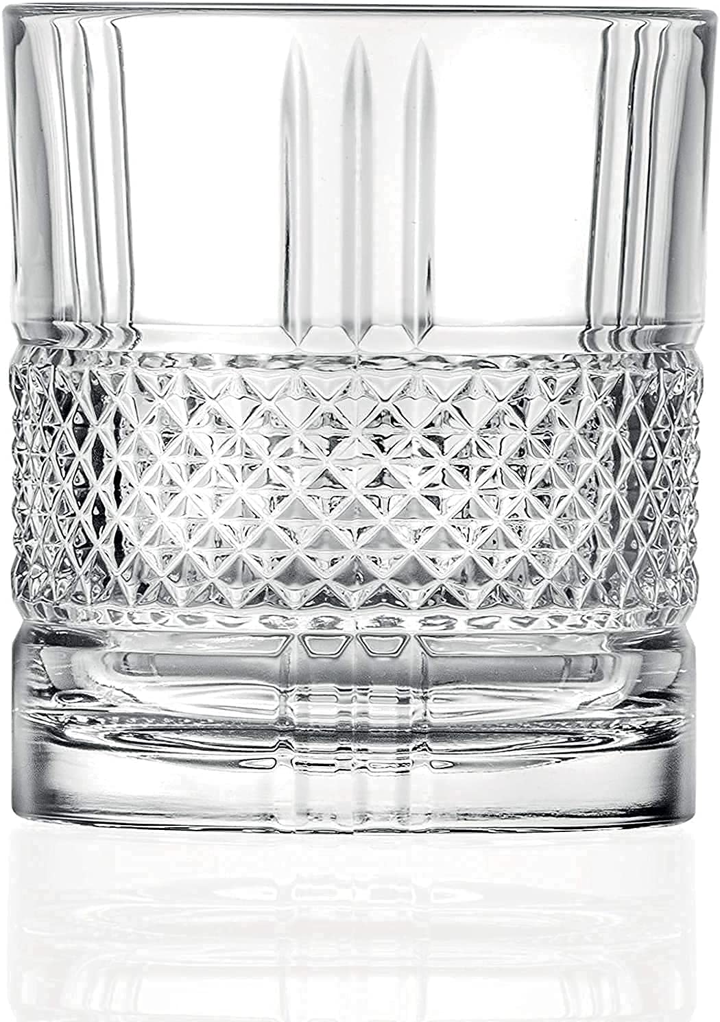 Farielyn-X Crystal Whiskey Glass 310 ml Bar Glass for Drinking Bourbon, Whisky, Scotch, Cocktails, Cognac- Old Fashioned Cocktail Tumblers Set of (bheem ./, 2)