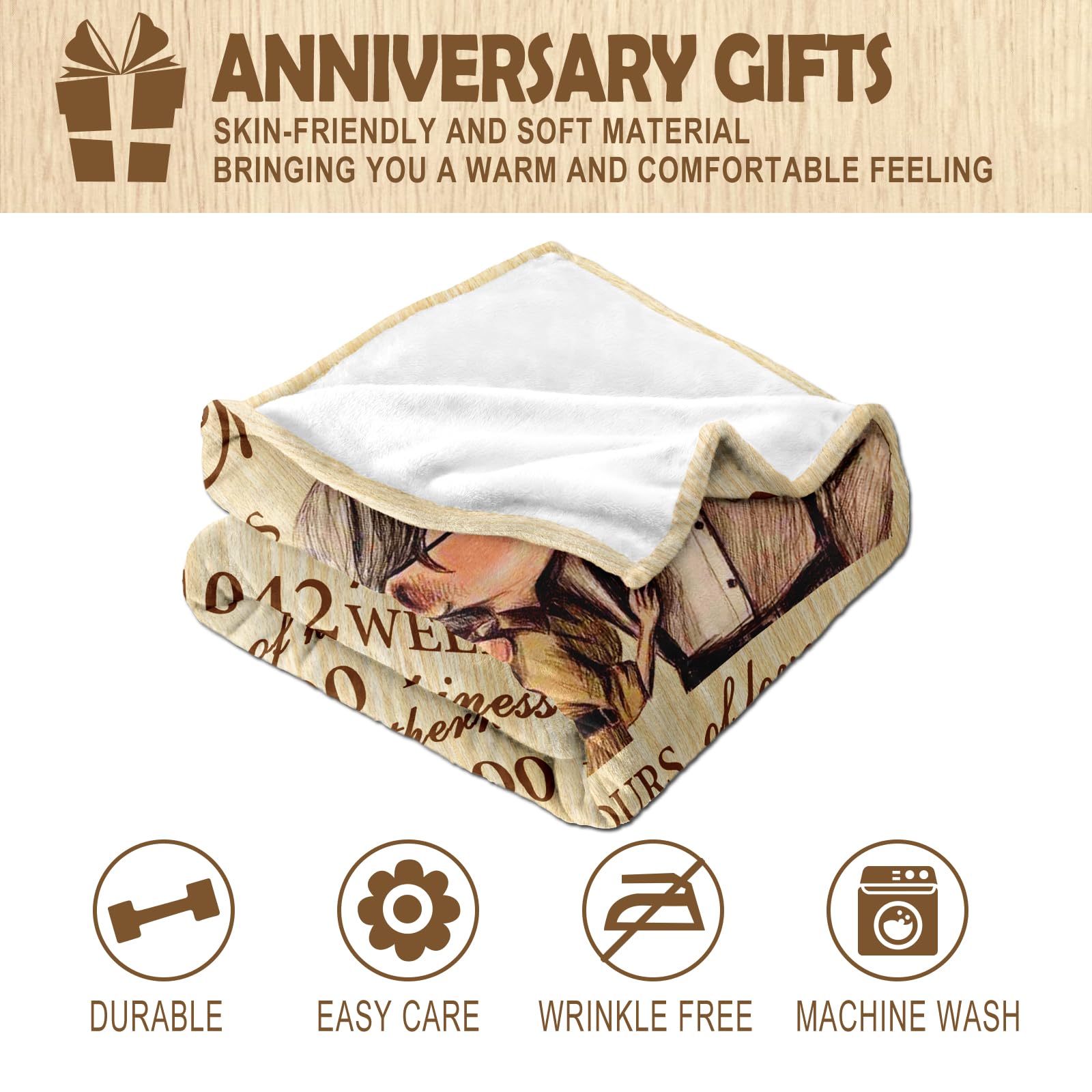 20. Jahrestag Decke – Persönliches Geschenk Für Paare Zum Hochzeitstag