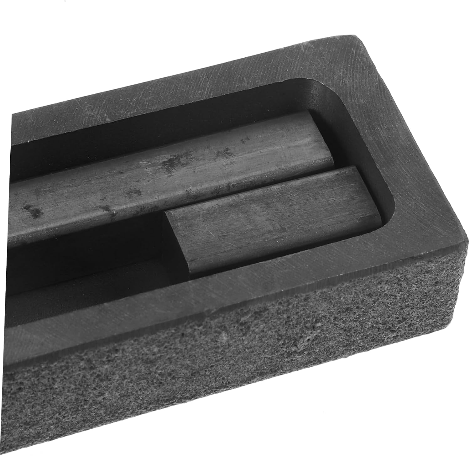 SHINEOFI Strip Shape Ingot Mold for Melting and Refining Gold Silver High Thermal Conductivity Casting Mold for Jewelry Making Compact Design for Convenient Storage