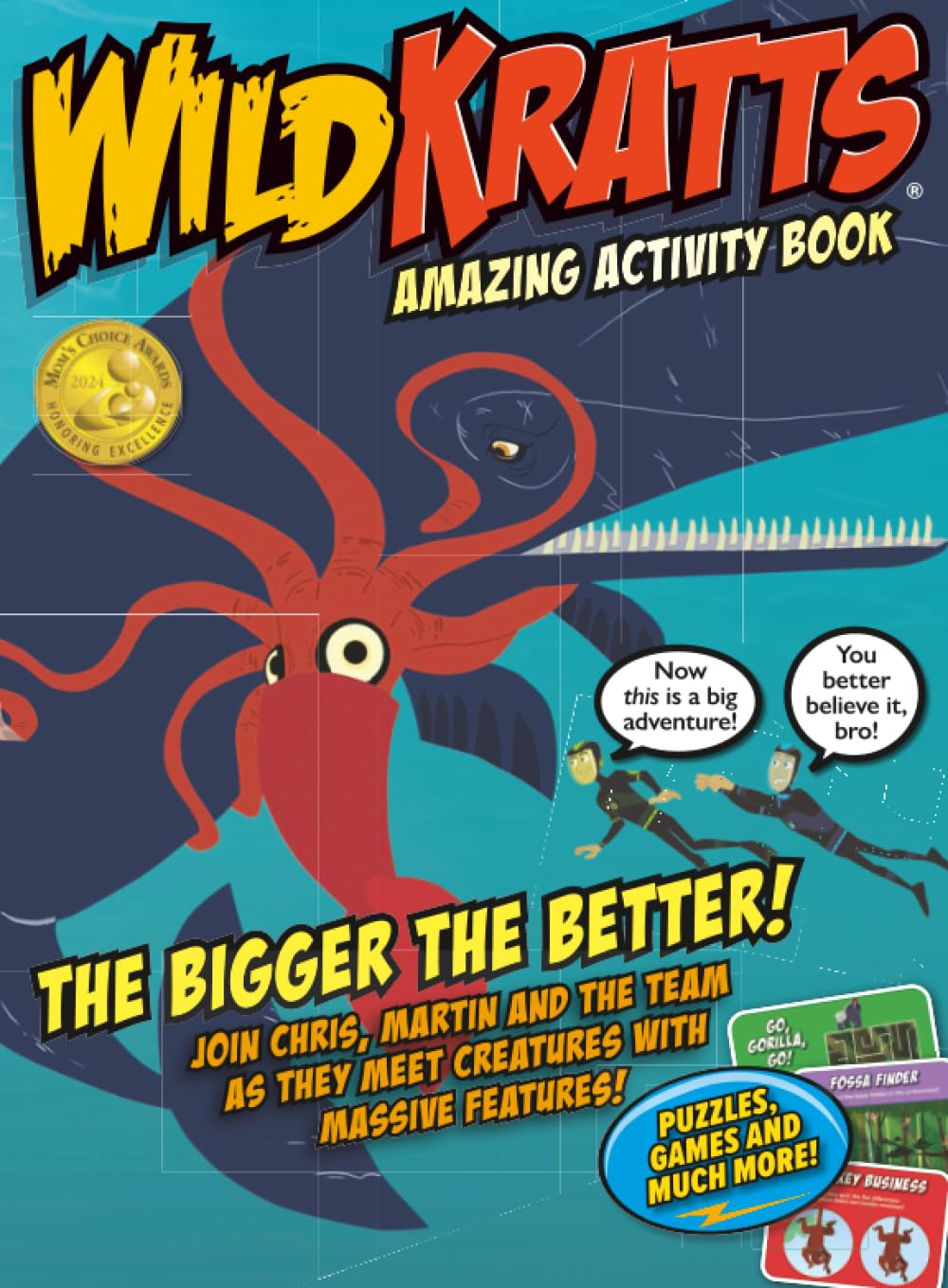 WILD KRATTS AMAZING ACTIVITY BOOK: THE BIGGER THE BETTER