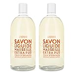 Compagnie de Provence Savon de Marseille Extra Pure Liquid Soap - Orange Blossom - Bulk 67.6 Fl Oz Plastic Bottle Refill