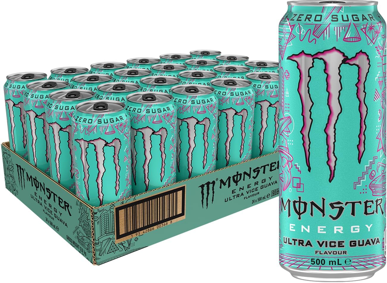 Monster Energy Drink Ultra Vice Guava 24 x 500ml