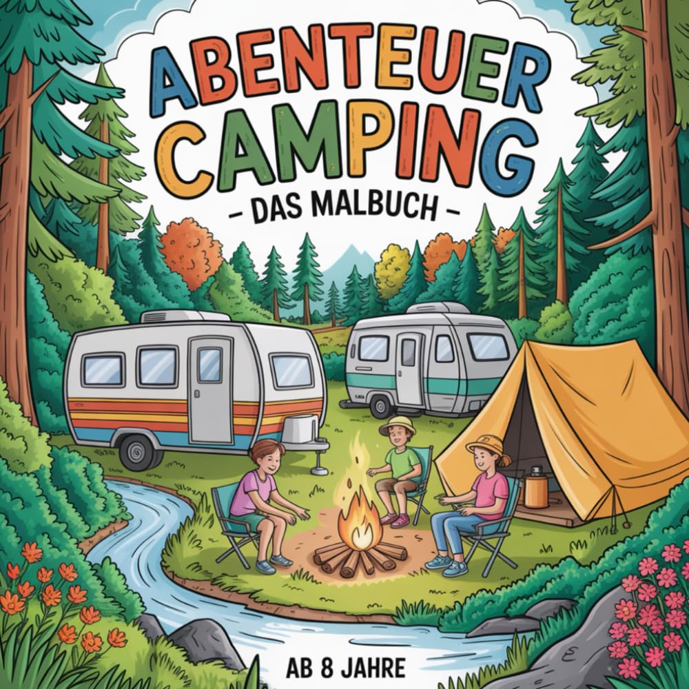 Abenteuer Camping - Das Malbuch
