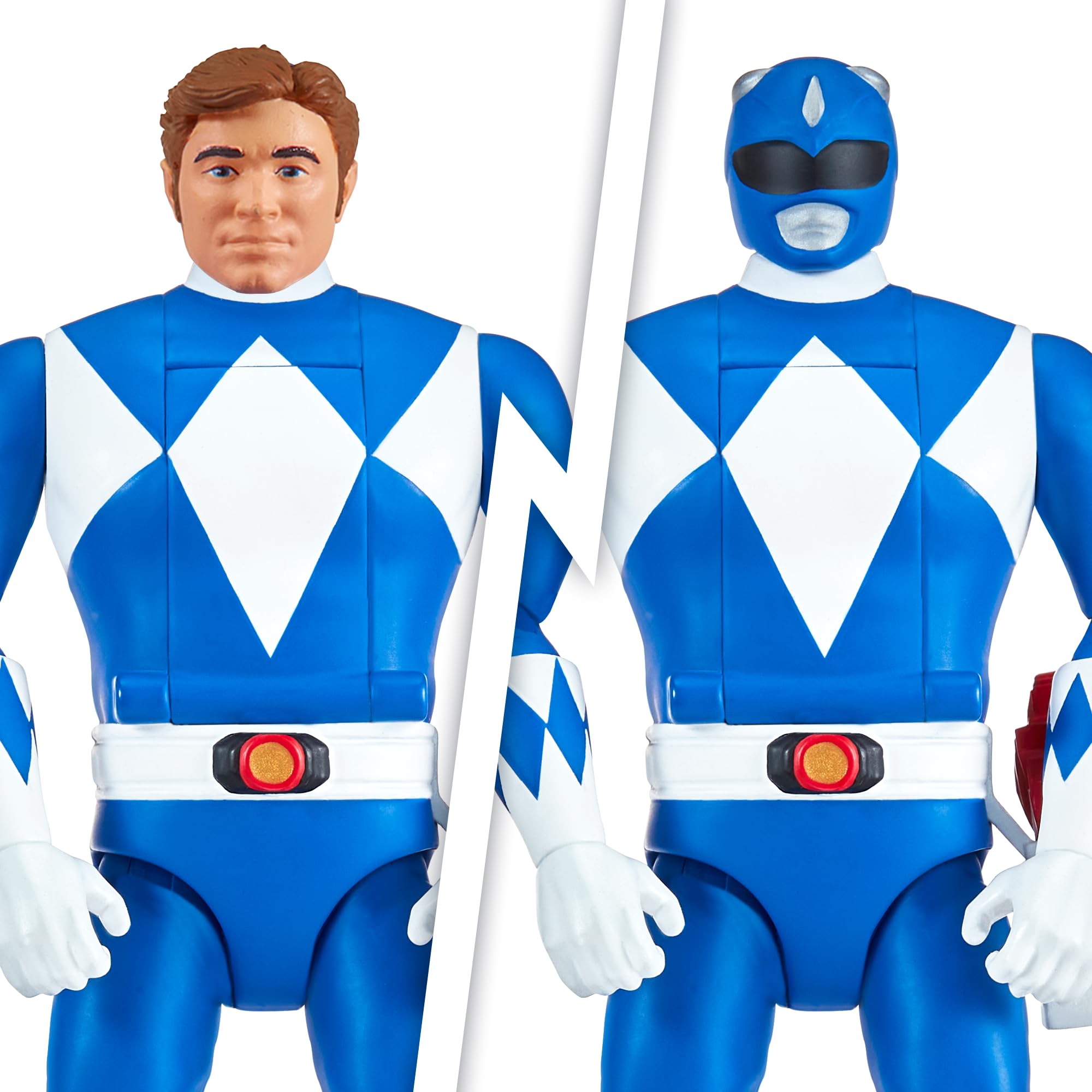 Power Rangers, Figura articulada, 15 cm, Ranger Azul, 4+, PWG074