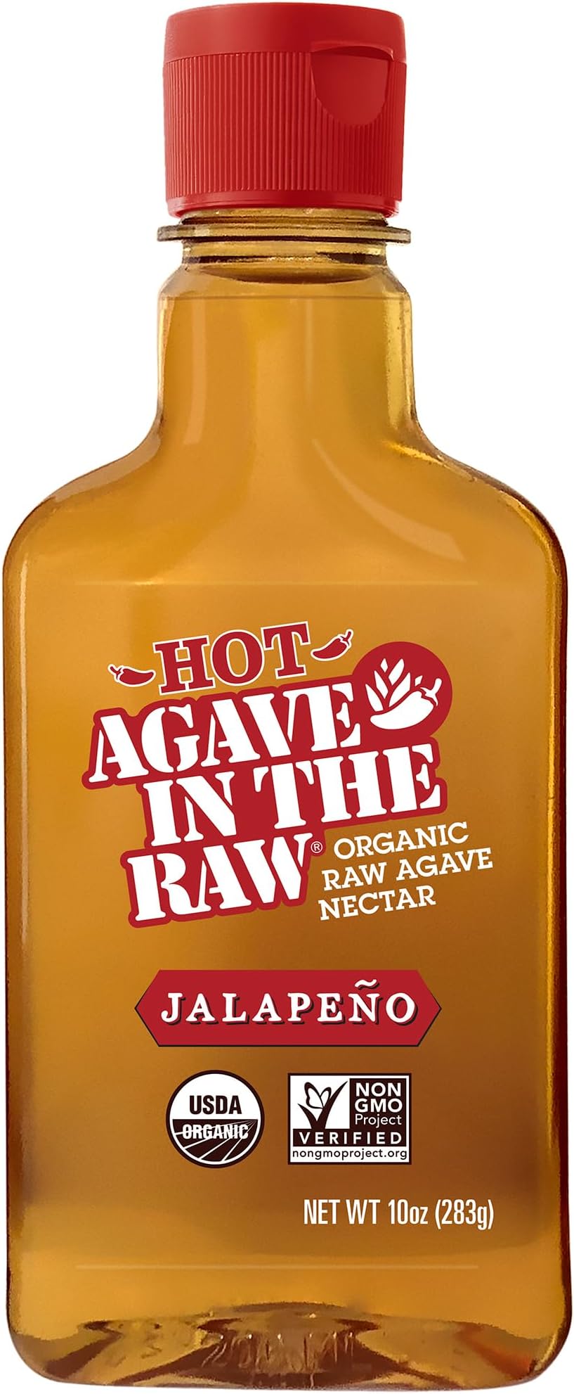Hot Agave In The Raw Organic Raw Blue Agave Nectar w/Jalapeno Sweet & Spicy Syrup