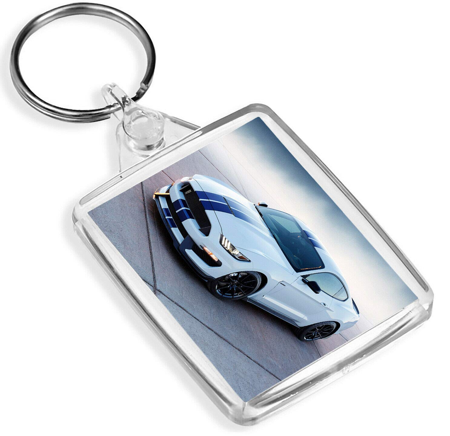 Destination Vinyl Keyrings Unisex Multi Muscle Car Keyring Mustang American Vehicle Driving Men's Fun Keyring #8958