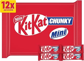 KitKat Chunky Mini Milk Chocolate Bars Multipack, 194g | Pack of 1