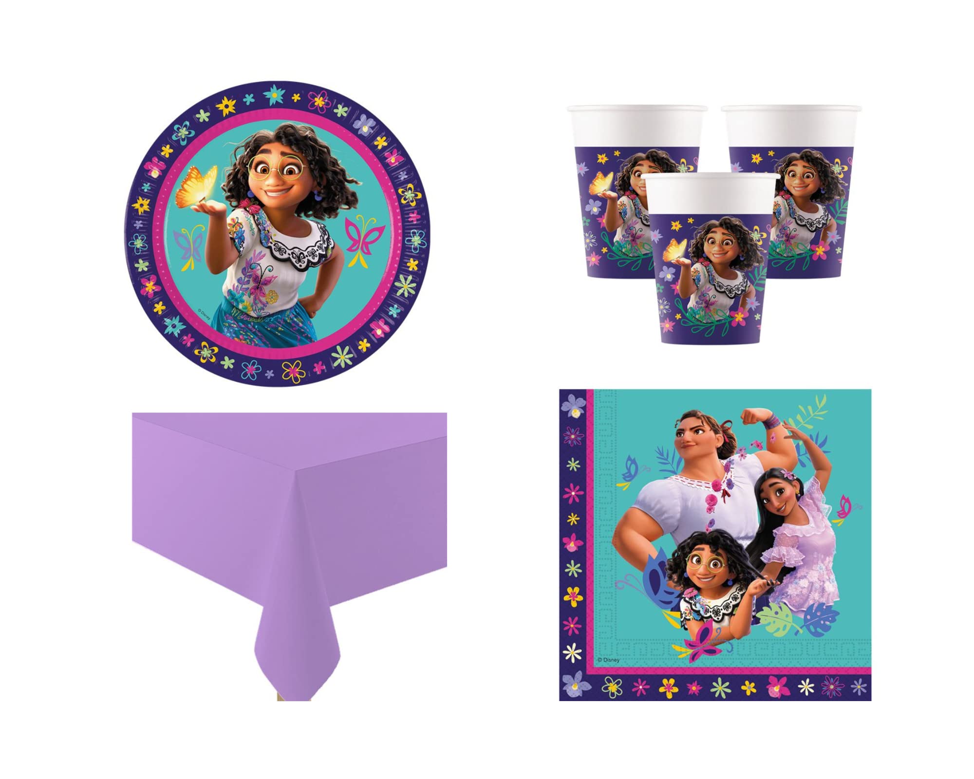 Stef Chef Encanto Party Tableware Pack - 8 Person