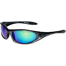 Eyelevel Jackson Wrap Sports Sunglasses for Men - Blue Men s Wraparound Sunglasses - With UV400 Protection & CAT3 Lens