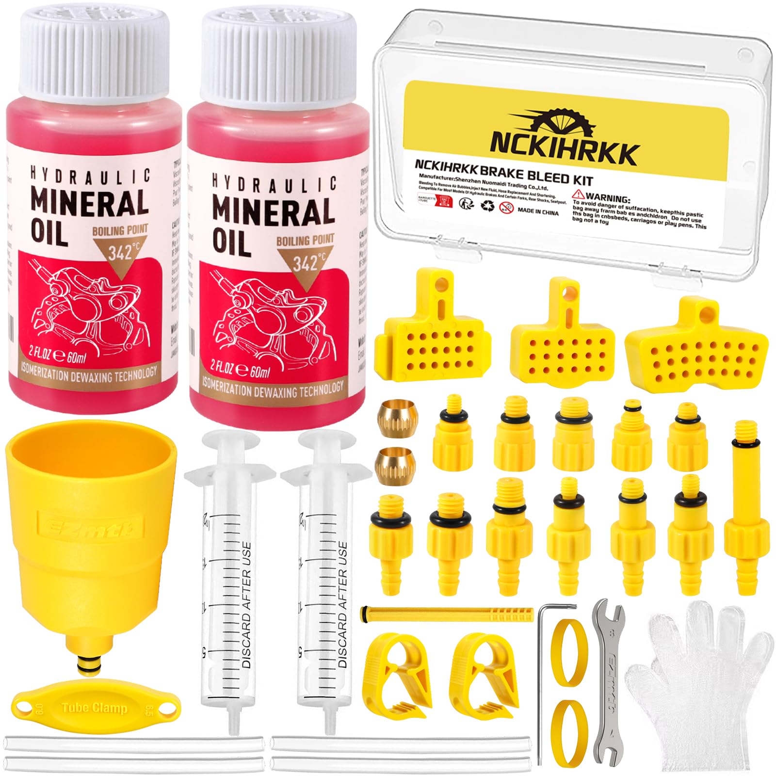 Kit De Purge Et Ventilation Pour Freins à Disque Hydrauliques De Vélo – Neuf