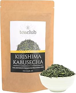 Kirishima Kabusecha 100g, First Flush Kabuse Sencha Té Verde Japón, té verde a granel TeaClub Té Verde