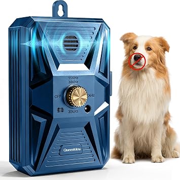 Anti Barking Devices, Auto Ultrasonic Dog Bark Deterrent Devices Long Range 50ft, 3 Modes Rechargeable Bark Box Barking Control Devices, Effective Stop Barking Dog Devices Indoor/Outdoor Training