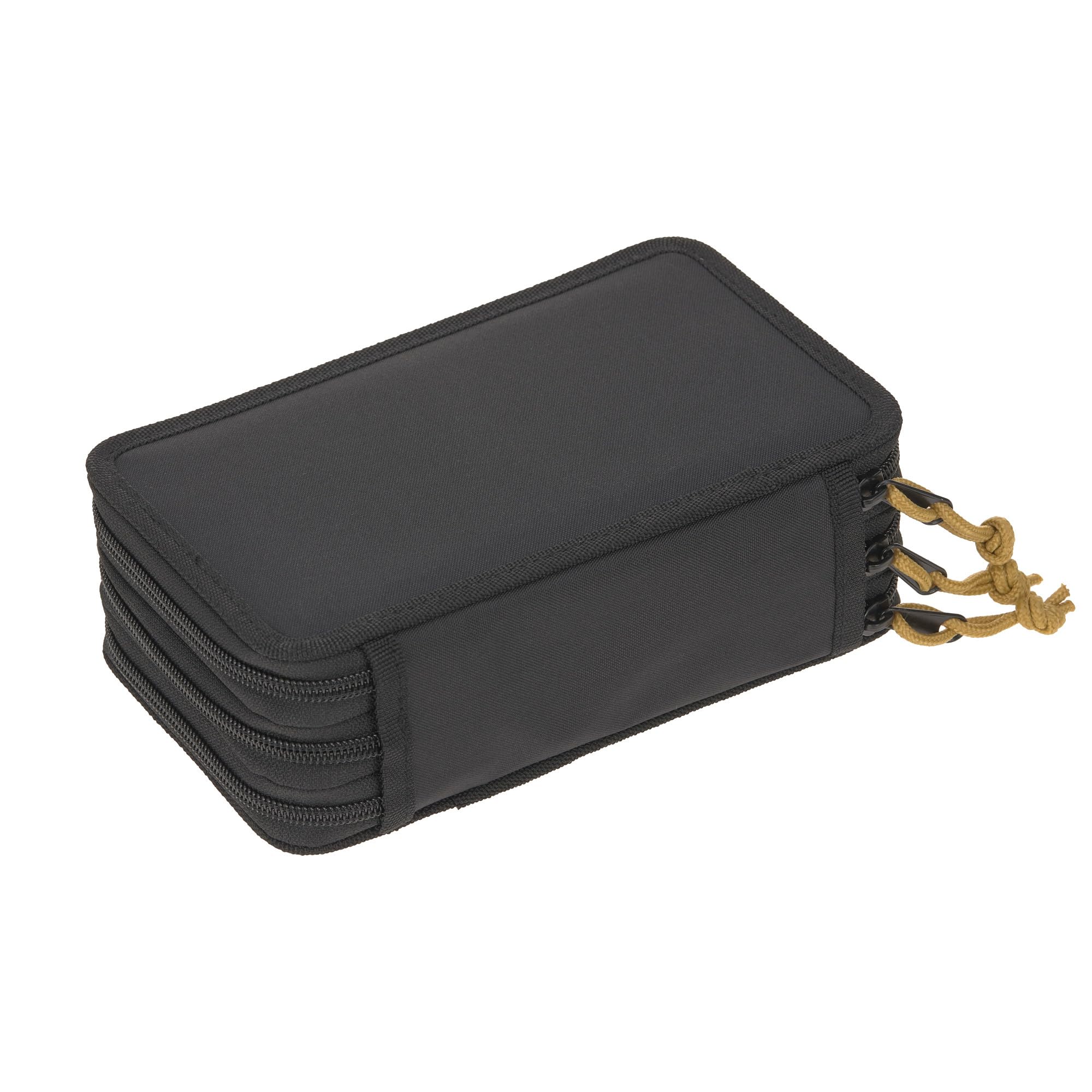 LÄSSIG Pencil Case Filled 20 Pieces/School Triple Pencil Case Unique, Black, Standard Size - Image 2