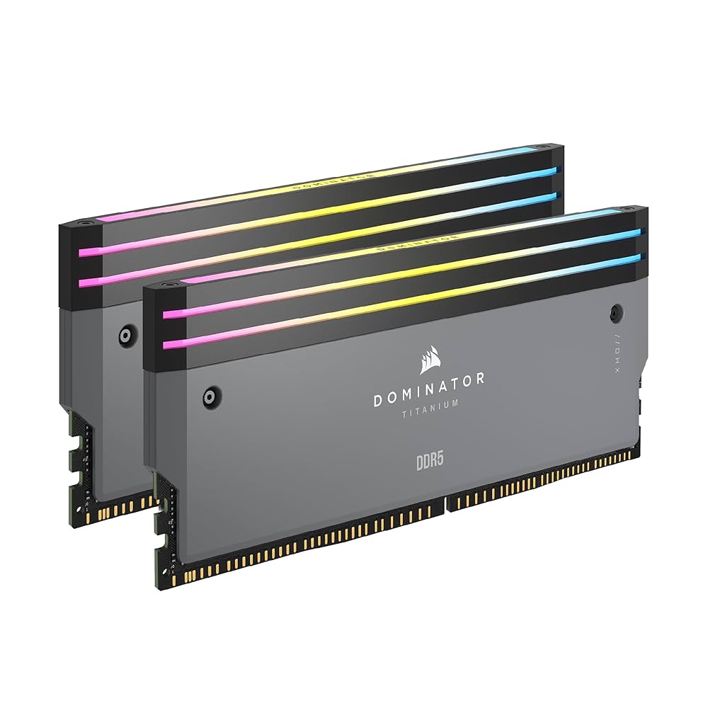 メモリー CORSAIR DOMINATOR TITANIUM LIGHT ENHANCE Amazon.in: Buy CORSAIR Dominator Titanium DDR5 RGB Light