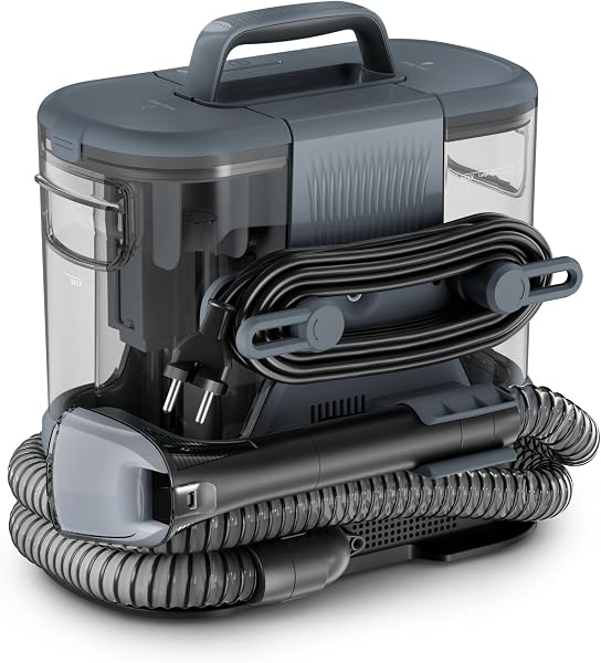 Rowenta, Clean It Compact, Shampouineuse, Détacheur, Nettoyeur Portable, Tapis, Intérieur de Voiture, Canapés, Design Compact, Puissant 400W, IN3011F0, Grise - 3