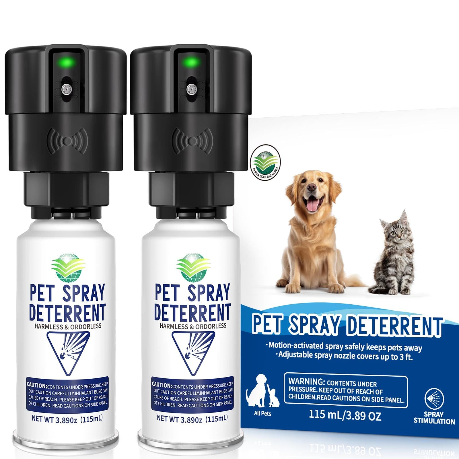 piutezo Motion Activated Cat System 2-Pack