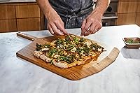 Vista 7 de Ooni Cáscara de pizza de bambú de 16 pulgadas, tabla de servir de madera de 16 pulgadas, espátula de pizza, accesorios para horno de pizza