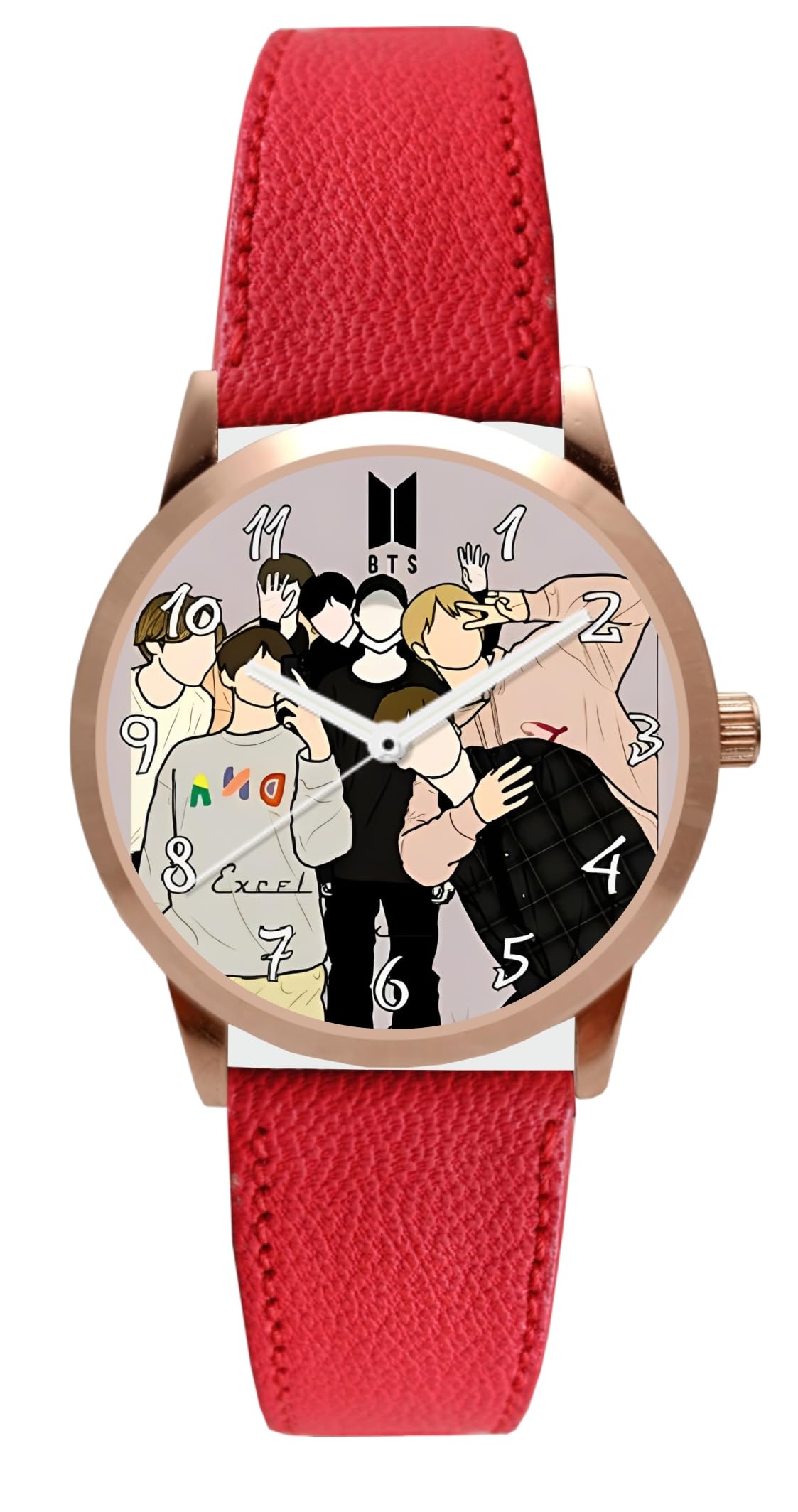 BTS RED Rosegold Watch | Girls | Premium Rosegold Watch (B0BN4SCJNM) Amazon Price History, Amazon Price Tracker