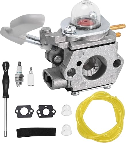 Sopladores de hojas Kit de línea de combustible de carburador de repuesto para soplador Homelite 26B compatible con UT09526 308054114 308054075