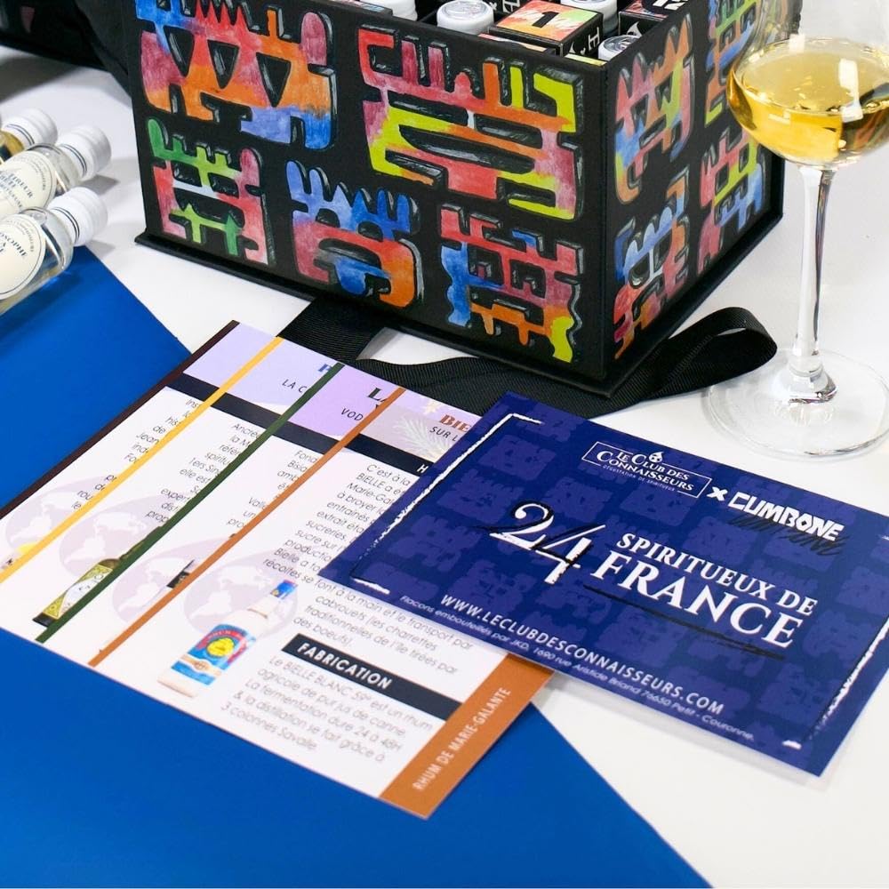 Coffret Tour de France des spiritueux Edition Cumbone – 24 x 20 ml