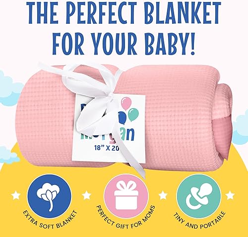 Miniatura 6 de Manta térmica de alta calidad para bebé - Manta pequeña para recién nacidos y bebés - Manta suave y cómoda - Ideal para cochecitos, viajes y