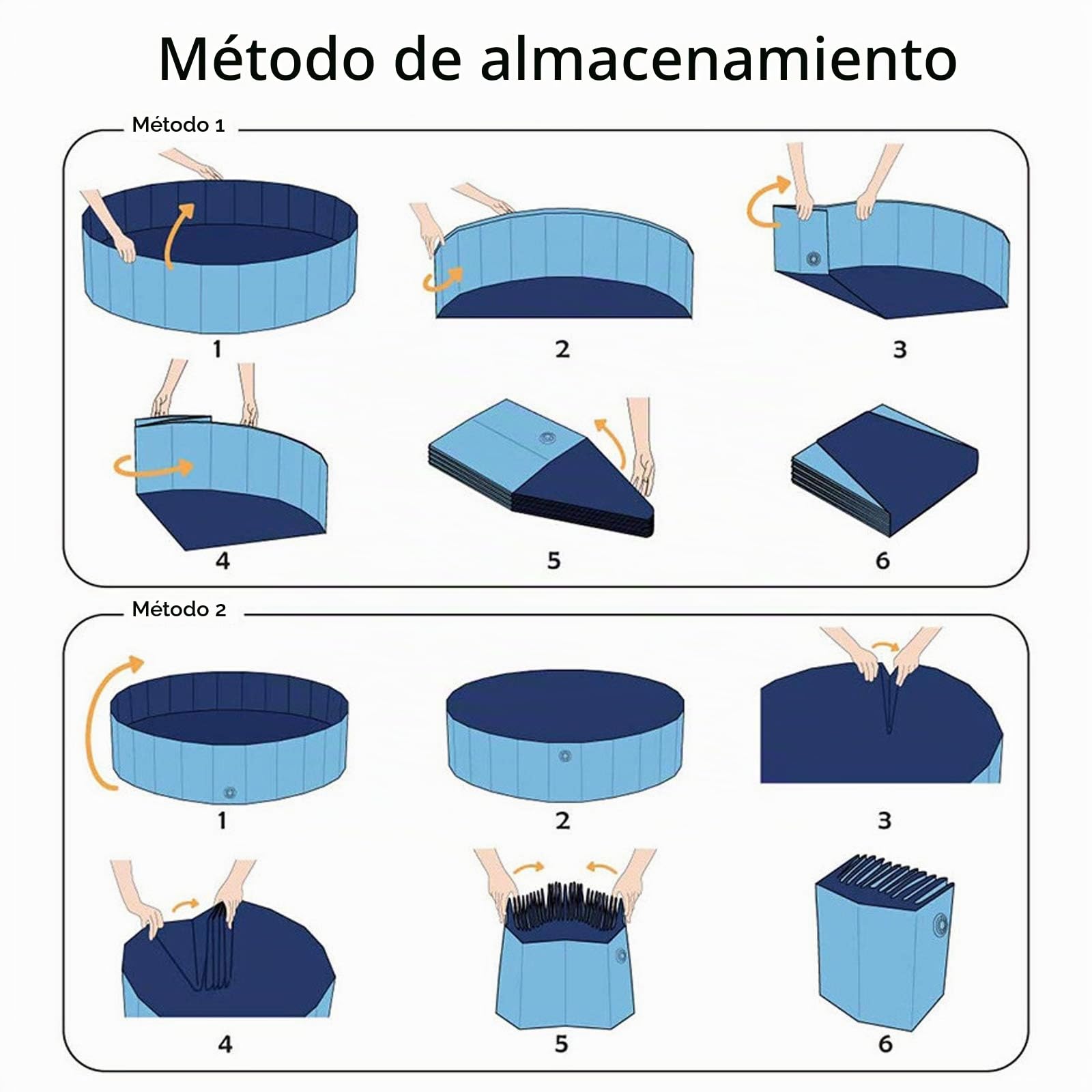 Jsdoin,Piscina plegable para perros, piscina portátil para niños, piscina de baño para mascotas, bañera para perros y gatos para jardín, patio y baño (80x20 cm)