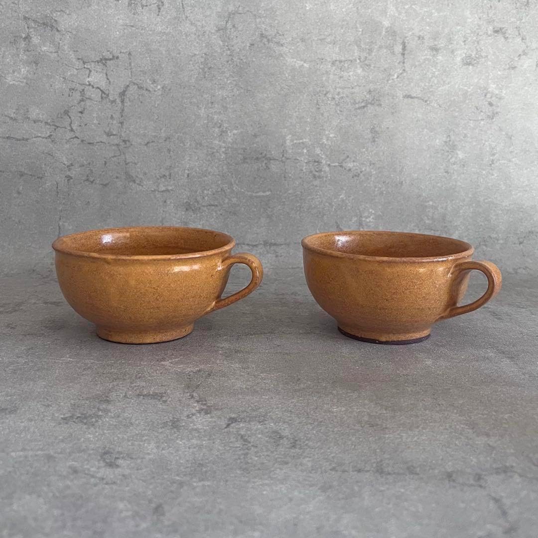 小澤基晴 スープカップ2個セット 小澤基晴 スープカップ 淡黄 2個セット