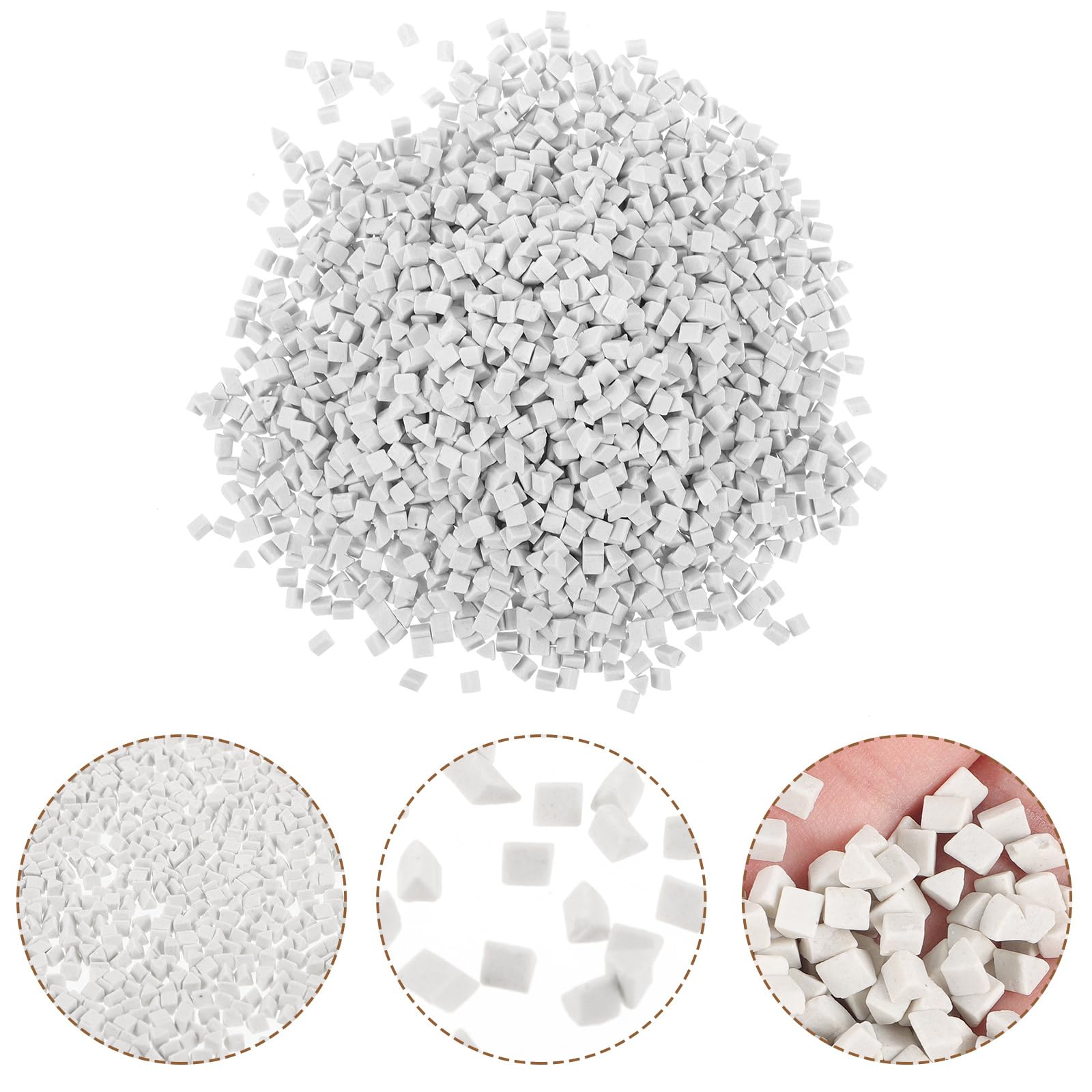 2 Sets Keramische Dreieck Schleifmittel 500G Für Polierschleifmaschine Effektives Polieren Von Steinen Und Perlen Diy Schmuckherstellung Hochwertige Tumbler Medien Für Vibrationsmaschinen