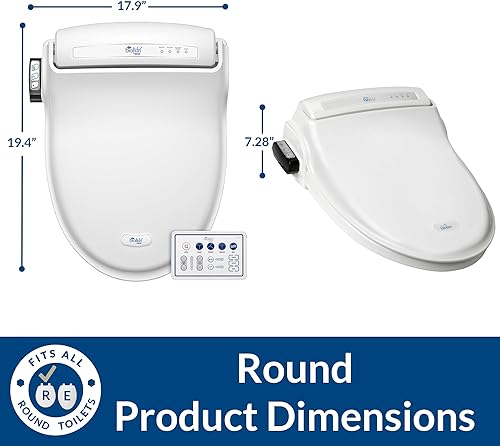 Miniatura 14 de Bio Bidet by Bemis BB-1000W Supreme - Asiento de inodoro con bidé de agua caliente, redondo, color blanco