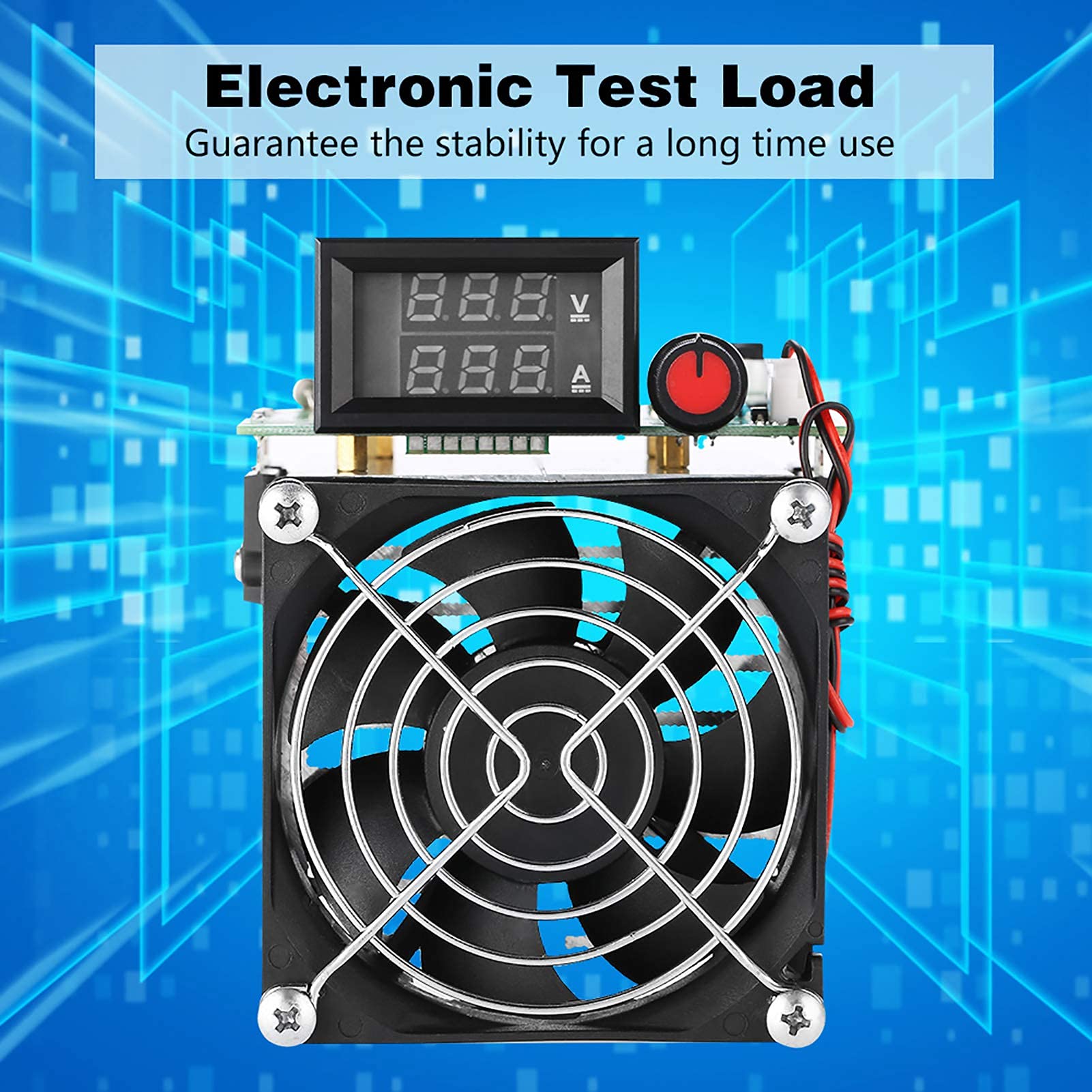 Batterietester Für alle Batterien, Elektronischer Tester, 12V 250W Elektronische Last 0-20A Entladungsplatine Einbrennmodul