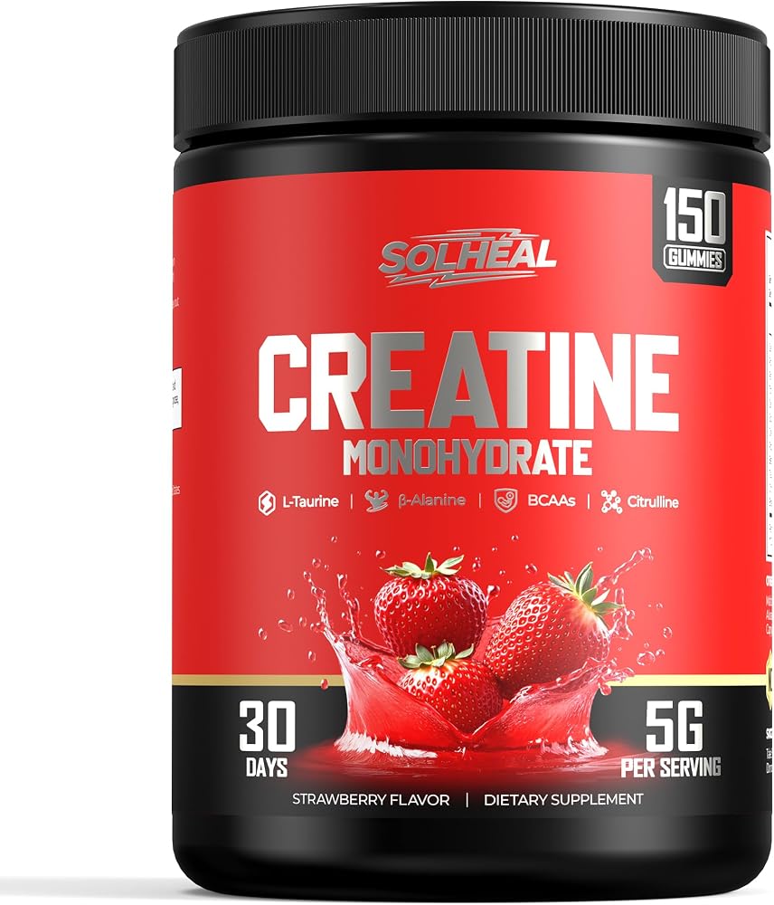 5g Real Creatine Monohydrate Gummies Redefine Strength Gains, 4-in-1 Advanced Formula to Boost Muscle, Endurance & Recovery, Pre-Workout Gummy for Men & Women 0 Sugar Low-Cal Vegan Gluten-Free 39 Ct — 사진 1