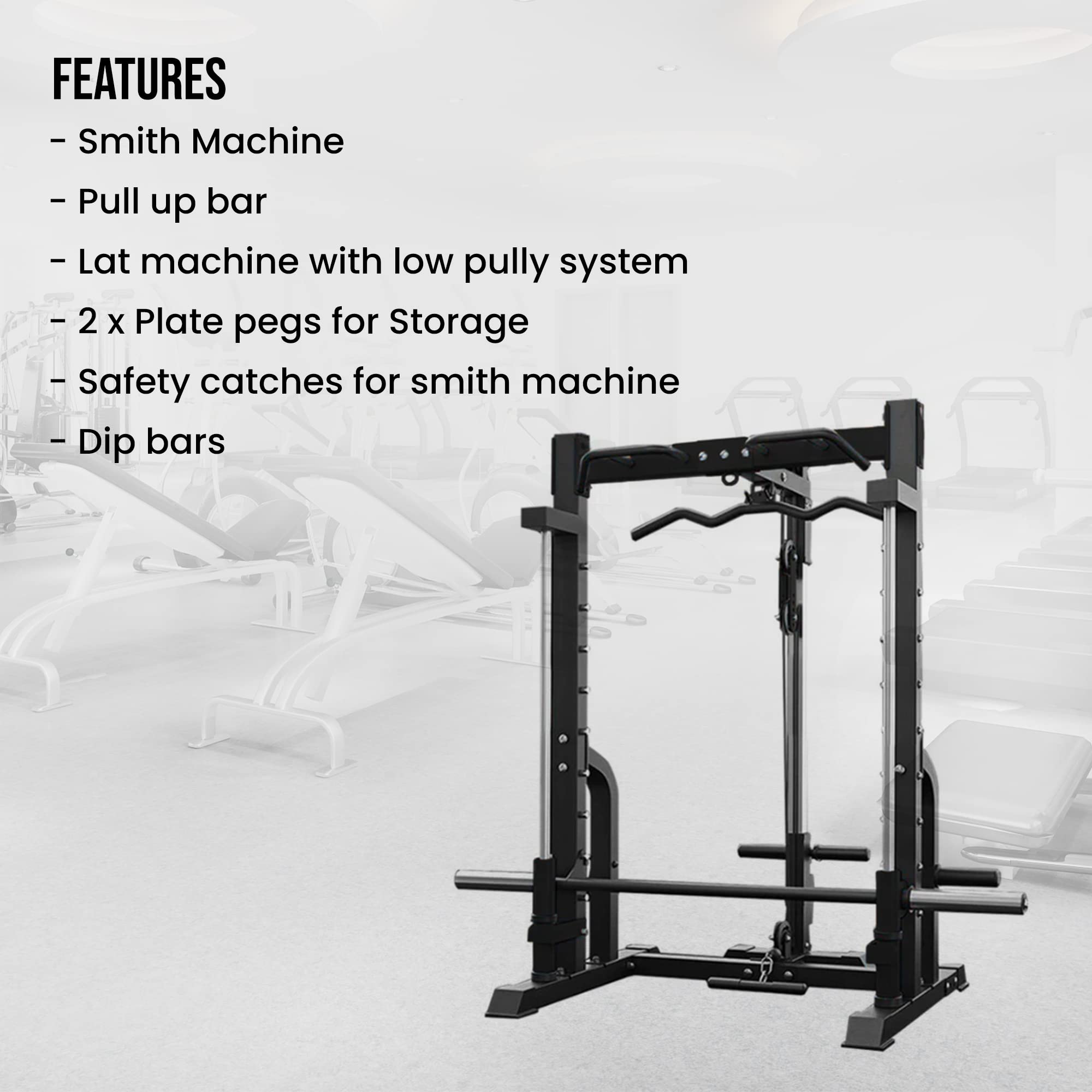 Small Home Gyms Smith Machine Compacte Multifunctionele Smith Machines