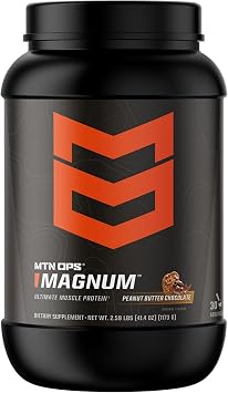 MTN OPS Magnum Whey Protein Powder, Peanut Butter Chocolate