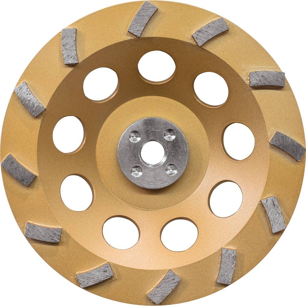 Makita A-96419 12-segmentowe turbo antywibracyjne diamentowe koło garnkowe, 18 cm