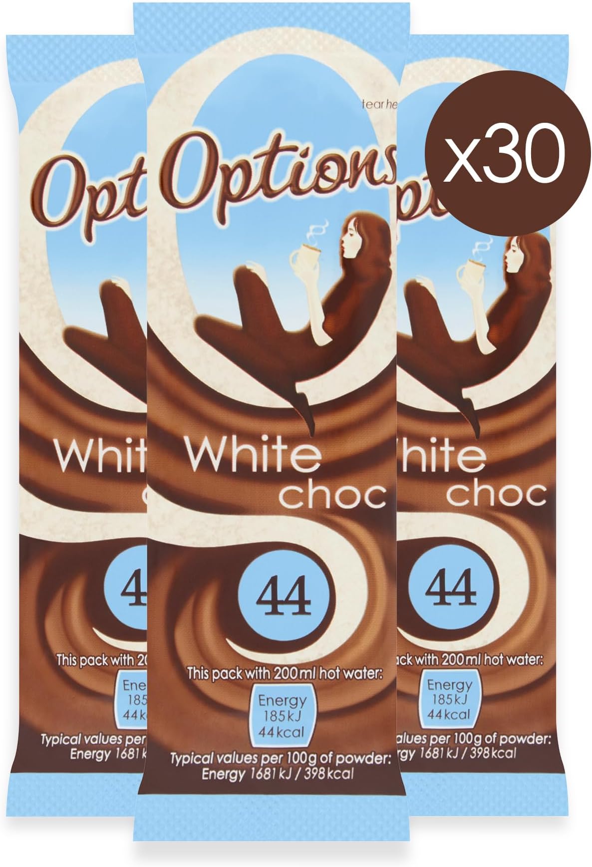 White Hot Chocolate Sachet 11g (Pack of 30)