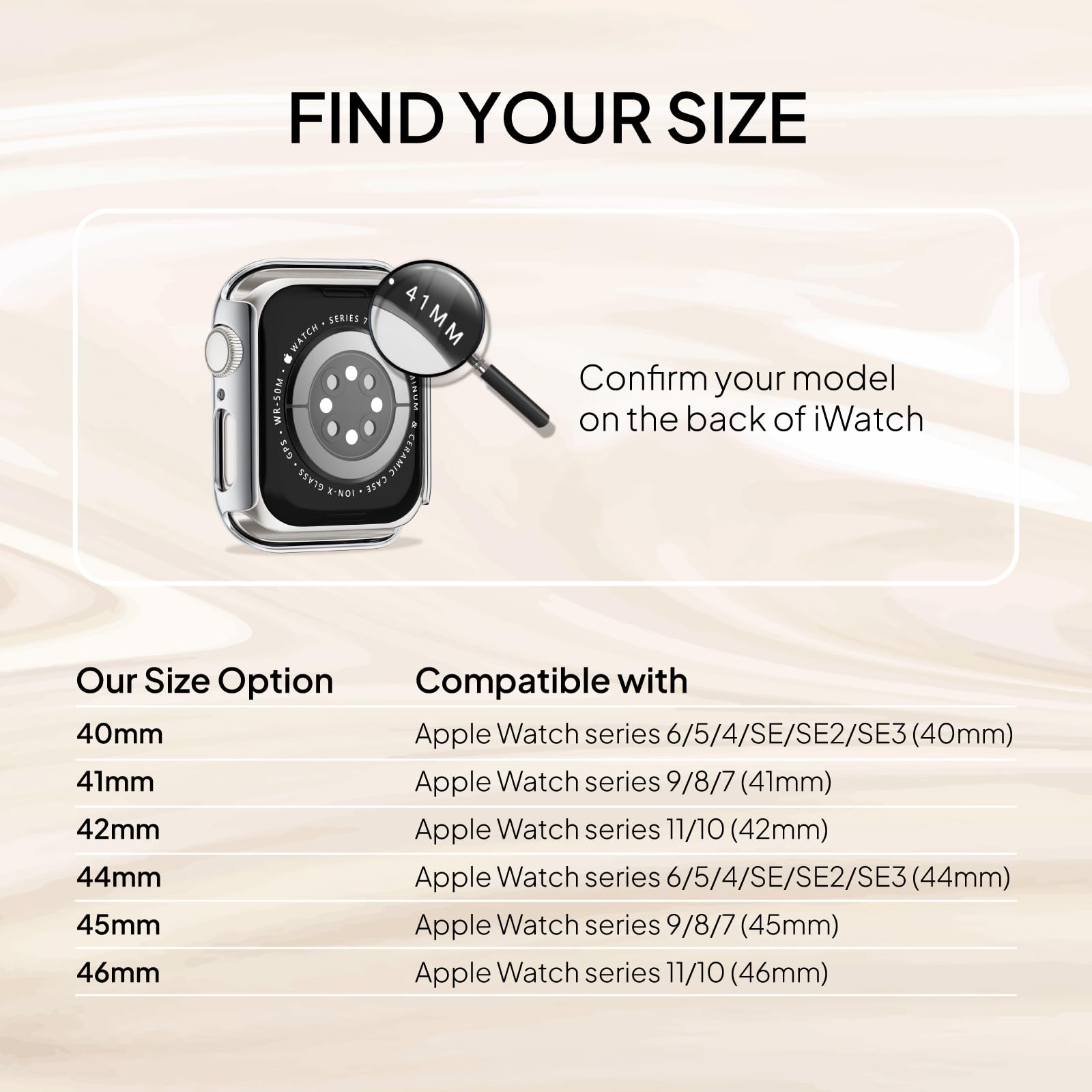 Compatible con correas de Apple Watch de 40 mm, 41 mm, 44 mm, 45 mm, 42 mm, 46 mm, con protector de pantalla para mujer, correa de silicona con diamantes brillantes, cubierta protectora de vidrio